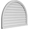 Ekena Millwork Round Top Surface Mount PVC Gable Vent w/ 2"W x 2"P Brickmould Sill Frame, 42"W x 30"H GVPRT42X3003SN - alternate 5